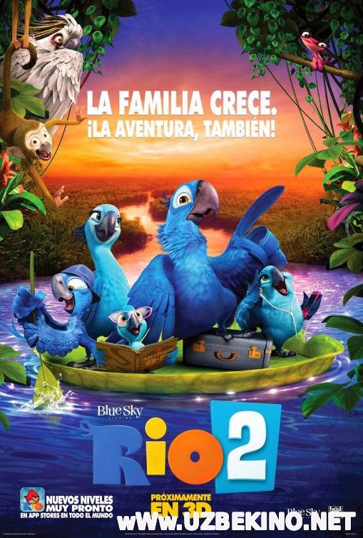 Скрипн Rio 2 / Рио 2 (Uzbek tilida multfilm)(UZBEKINO.NET)