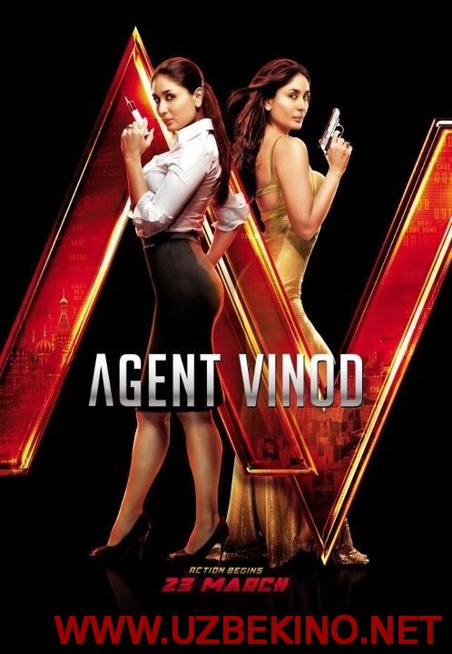 Скрипн Agent Vinod xind kino uzbek tilida(UZBEKINO.NET)