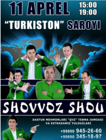 Скрипн QVZ 2014 | SHOVVOZ SHOU 5 | 11 APREL 2014 Konsert dasturi (UZBEKINO.NET)